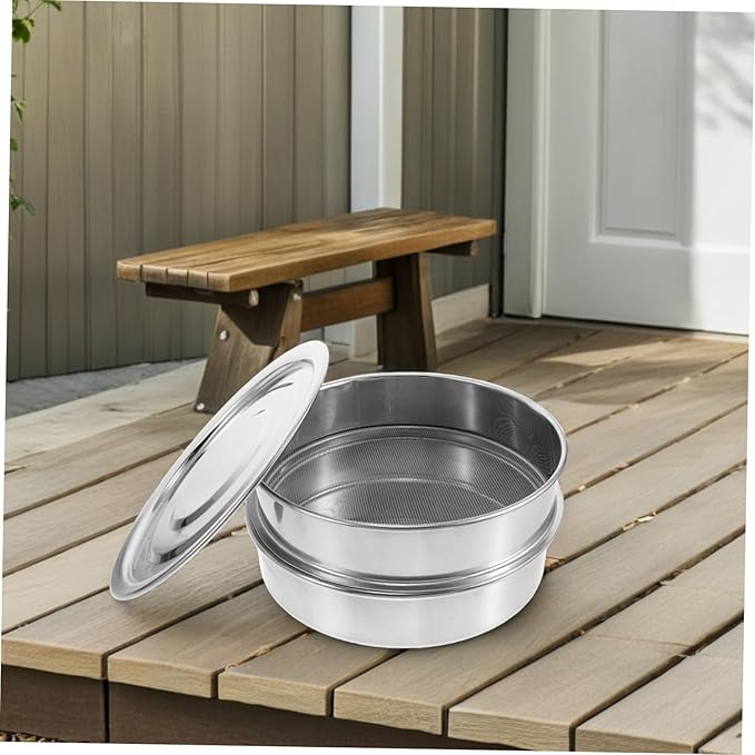 1 Set Stainless Steel Sprouting Kit with Lid Space Efficient Stackable Trays for Quick Sprouting of Alfalfa Broccoli and Beans for Home Commercial Use
