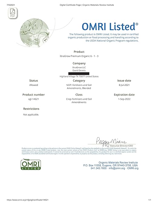 Premium Organic Plant Food