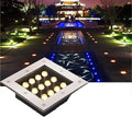 Outdoor Buried Lights - Ground LED Landscape Lamp IP67 Waterproof Recessed Spotlight 12V Low Voltage Well Lights for Yard Deck Garden Lawn Patio Lighting(Yellow Light24 W)