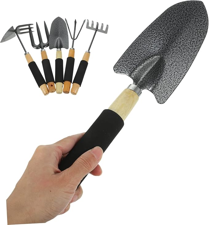 ibasenice 1set Garden Tools Ergonomic Gardening Supply Handle Kit for Digging Transplanting and Loosening Soil for Gardening and Vegetable Planting