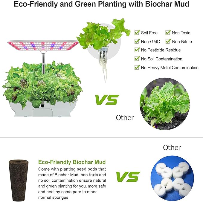 Indoor Hydroponic GardenBureaulamp Hydrocultuur Indoor Herb Garden Kit Smart Multifunctionele Groeiende Lamp for Plant Growing Gardening Gifts