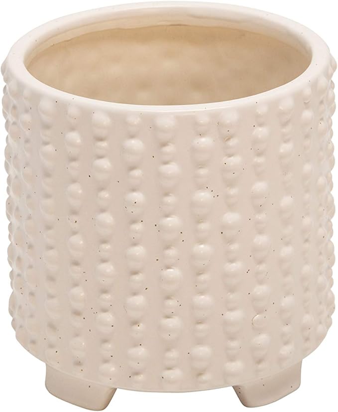 Generic S2 68 Footed PLANTERS W DOTS White