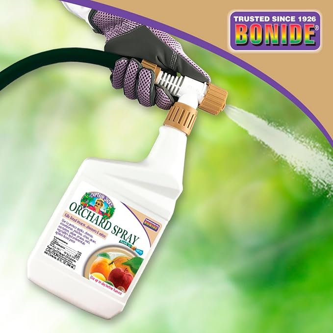 Bonide Captain Jack's Citrus Fruit &amp Nut Orchard Spray 32 oz Ready-to-Spray Multi-Purpose Fungicide Insecticide and Miticide