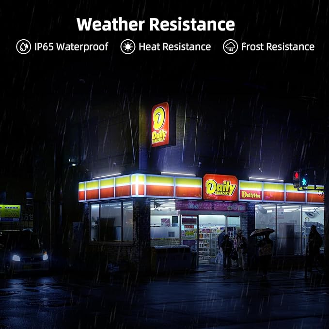 LED Wall Washer Light with RF Remote 144W RGBW Color Changing Linear Bar Light AC120V Waterproof RGB CCT Wall Washing Lamp for Outdoor and Indoor Lighting Projects Plug &amp Play
