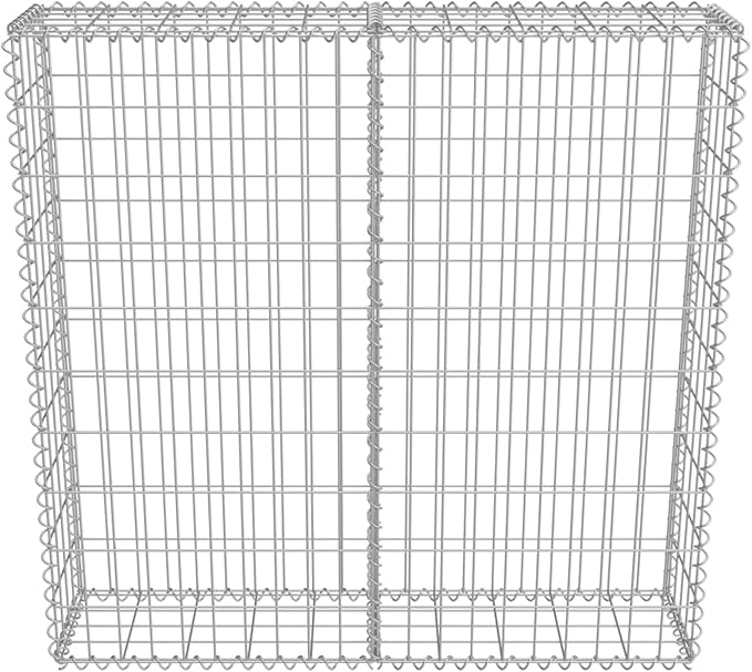Gabion Basket Cage Galvanized Steel Raised Garden Bed Planter 39.4inx7.87inx39.4in for Vegetables Flower Herb