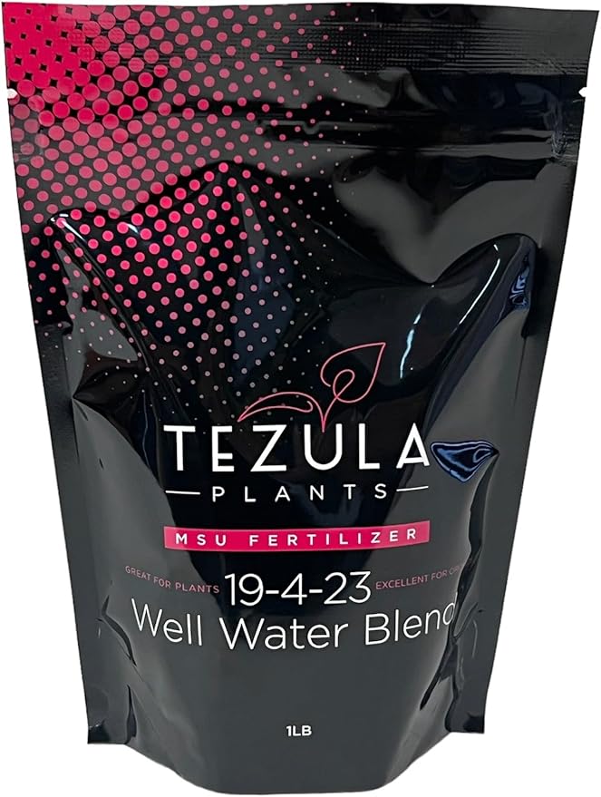 Orchid Fertilizer (MSU) 19-4-23 Well Water Blend. Excellent for Orchids &amp Houseplants - Urea Free (Greencare) (1 Pound)