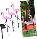 ARTIBETTER Flamingo Pattern Solar Led Ground Spotlight Outdoor Garden Lights for Patio Decor