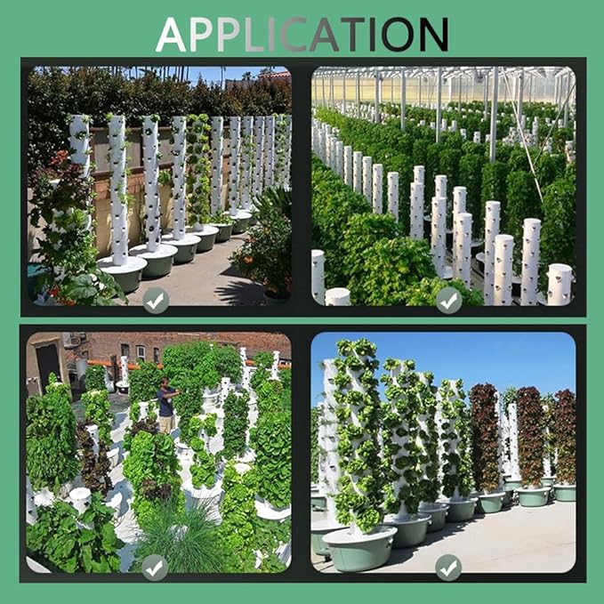 Tower Garden Hydroponics Growing SystemHydroponics Growing Tower20-36-Plant Sites Vertical Garden Planter with Hydrating Pump Adapter TimerPlanting Cotton5th Floor