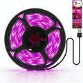 2-Pack LED Plant Growth Light Strips Waterproof Full Spectrum 16.4ft 300 LED Beads Suitable for Indoor Plants Vegetables Flowers seedlings hydroponics greenhouses and Planting Tents