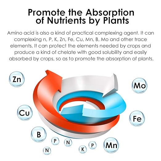 Compound Amino Acid Original Powder Water-Soluble Fertilizer Agricultural Amino Acid Powder Equipped with mini Dosage Spoon(300g)