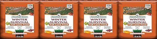 Jonathan Green &amp Sons Inc 12400 10-0-20 Winter Survival Fall Fertilizer 1 (Four Pack)