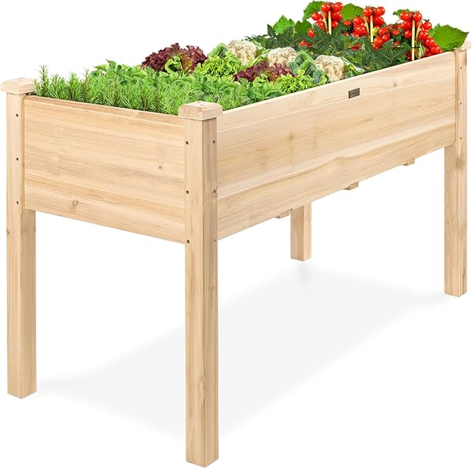 Galvanized Raised Garden Beds 6x3x1 ft Outdoor Large Open Base Planter Boxes with Safety Edging &amp Gloves for Vegetables Flowers &amp Herbs