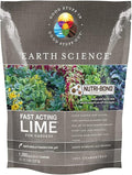 Earth Science Fast Acting Lime Granules—5lb— Instantly Raise pH of Soil &amp Reduce Nutrient Runoff for Improved Growth &amp Color - Long Lasting Lawn Care with Calcium