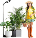 LED Grow Light for Indoor Plants Full Spectrum led Grow Light55 inches Adjustable HeightGrowing Lamp with TimerDimmable Brightness Ideal for Tall Plants