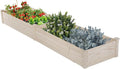 PayLessHere Wooden Garden Bed Raised Planter Box Outdoor Patio Gardening Planter and Indoor Elevated Garden Grow Box for Vegetable Flower