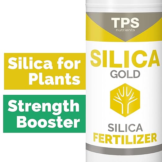 TPS NUTRIENTS Silica Gold Plant Strength Nutrient and Supplement with Bioavailable Silicon 1 Gallon (128 oz)