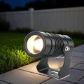 IP67 Waterproof Narrow Beam Spotlight - Landscape Lights Adjustable Wall Wash Light Outdoor Recessed Spot Light for Building Facades Landscape Projection Lighting(Red5W(AC85-265V))