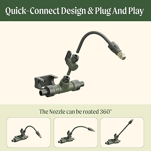 Vego Garden Irrigation Kit - Drip Irrigation System for Raised Garden Beds Efficient Watering Solution for Vegetables Flowers and Plants Easy DIY Installation