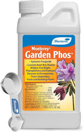 Monterey Garden Phos Bundled with Measuring Spoon - Fungicide for Root Rot Downy Mildew Fire Blight Sudden Oak Death Phytopthora &amp Pythium - 1 PT