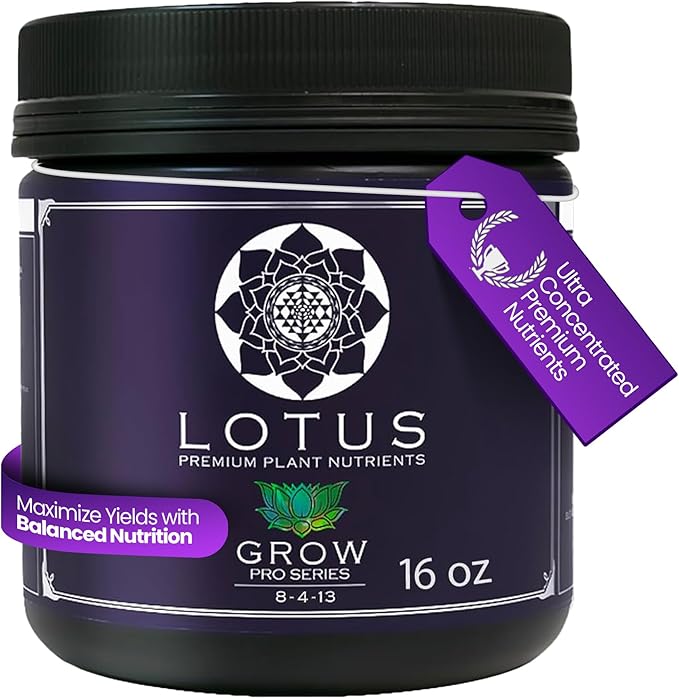 Grow Pro Series - Hydroponic Plant Nutrients and Fertilizer Water Soluble Plant Food - Massive Roots Made for Coco Coir Hydro &amp Soil Enhances Flowering &amp Fruiting Indoor &amp Outdoor Gr