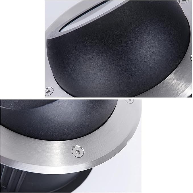 Ground LED Landscape Lights - Landscape Lights Adjustable Angle Outdoor LED Spotlight RGB Color Recessed Floor Lamp IP67 Waterproof Garden Ground Angle Oblique Spot Light