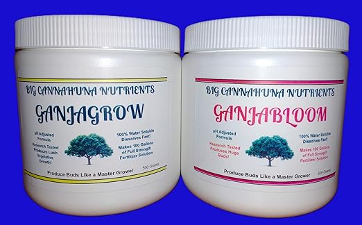 Big Cannahuna Nutrients Ganjabloom - Fertilizer for Flowering Plants 500 Grams