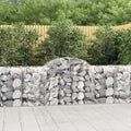 Gabion Baskets Galvanized Retaining Wall Fence Welded Landscape Garden Iron – 78.7 x 19.7 in