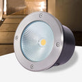 Outdoor Recessed Ground Light COB Round Embedded Underground Light IP66 Waterproof LED Garden Landscape Lights for Pathway Patio Bridge Driveway Decorative Spotlight AC85-110V