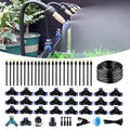 98FT Drip Irrigation Kits with Quick ConnectorAutomatic Irrigation System with Replaceable 360-degree Bending Dropperatomizing Copper Nozzle for Watering System for Garden Plant Lawn Patio.