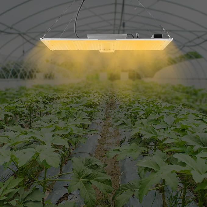 LED Grow Light 220W Full Spectrum LM301B Diodes and Driver Hanging Indoor Grow Lamp for Plants Veg to Flower Bloom Dimmable &amp Daisy Chain Grow Tent