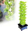 Hydroponic Growing Kits Garden Hydroponics Growing System Indoor Smart Garden Planter Tower Garden hydroponic Growing System 45 Holes Nursery Germination Kit Including Timer and Water Pump