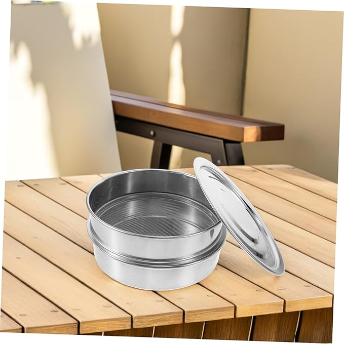 1 Set Stainless Steel Sprouting Kit with Lid Space Efficient Stackable Trays for Quick Sprouting of Alfalfa Broccoli and Beans for Home Commercial Use