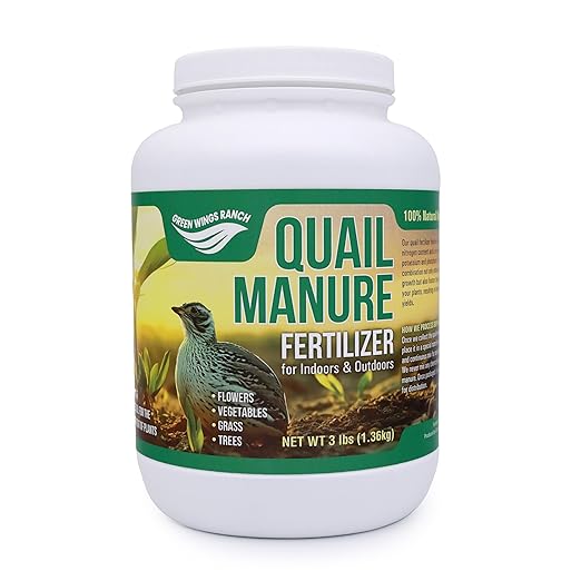 Quail Manure Fertilizer 3 lbs
