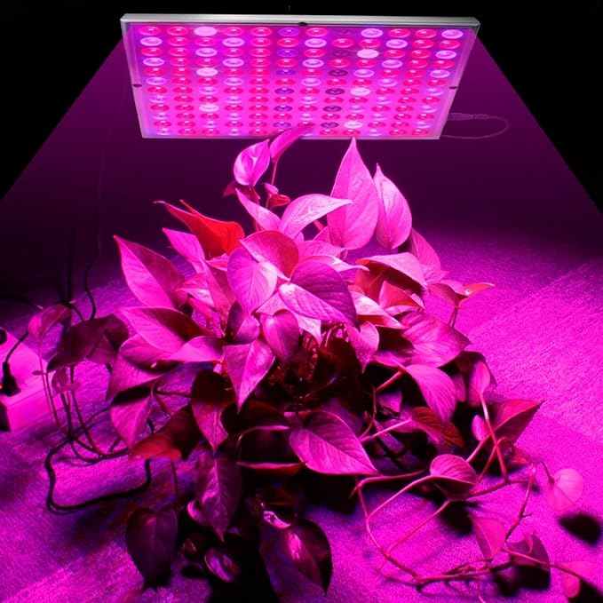 LED Grow Light Full Spectrum Panel Indoor Plants Growing Lights Plant Lamp with IR &amp UV Red White Blue LED Plant Lights for Hydroponics Greenhouse Seedling Veg and Flower45W