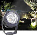 LED Spotlight - Led Beam Light AC 220V Round COB Landscape Lights Ip67 Waterproof Landscape Lighting Tree Lights 180° Adjustable Bracket Utdoor Lawn Spotlight Easy Installation