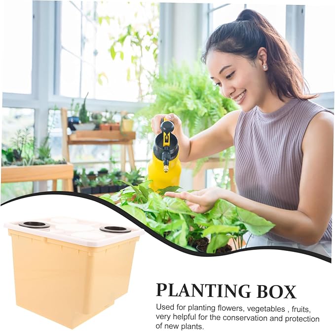 Outdoor Indoor Planters Hydroponic Nursery Box Soilless Planting Baskets Fruit Bucket