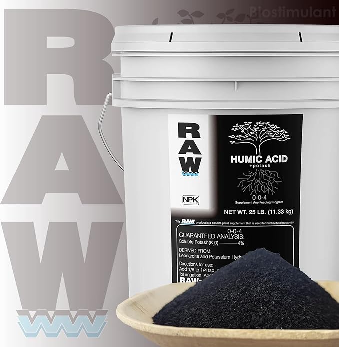 RAW Humic Acid for Plants and General Garden use