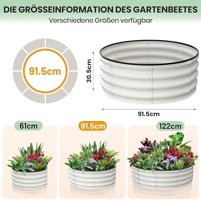 Plant Bed - Raised Garden BoxPlanter Box Garden Boxand Round Raised Garden Bed