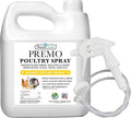 Premo Guard Poultry Spray - 128 oz - Kill Scaly Leg Mites Fleas Lice &amp Other Pest on Chickens and in Coops - Natural Plant Based Oils for Control &amp Prevention - Family Safe with No Egg Wi