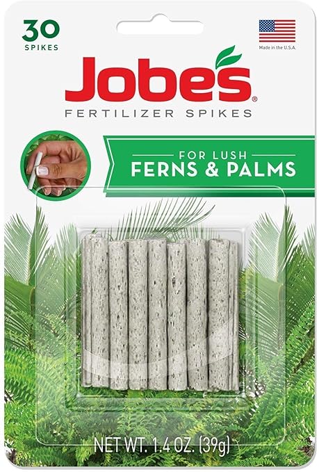 Jobe's 05101 Fern &amp Palm Fertilizer Spikes 30 per Blister Pack 24 Pack