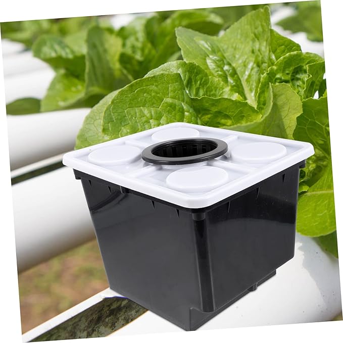 Plastic Planting Basket Hydroponic Barrel Soilless Flowerpot Fruit Basket Plant Growing Kit for Garden