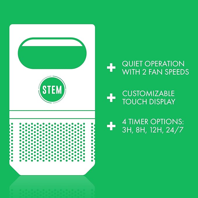 STEM Flying Insect Fan Trap for Indoor Bug Control Attracts Mosquitoes Fruit Flies and House Flies Plug-in Fan with UV Light Starter Kit Includes 2 Devices and 10 Glue Traps