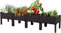 Raised Garden Bed with Legs Large Planter Box Raised Garden Beds Outdoor Rectangular Elevated Planter Box for Gardening Vegetables Flowers Fruits and Plants (63”*15.7”*14.5”)