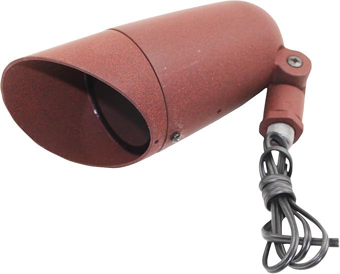 Lighting BL1-UL Landscape Light Small Bullyte Flood Spot Light Long Shroud MR16 Sienna Finish