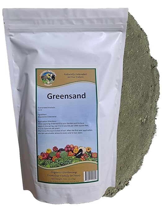 Greensand 5 Pounds – Natural Fertilizer for Healthy Soil Rich in Potassium &amp Iron Great for Gardens Lawns &amp Growing - Lancaster Agriculture Products