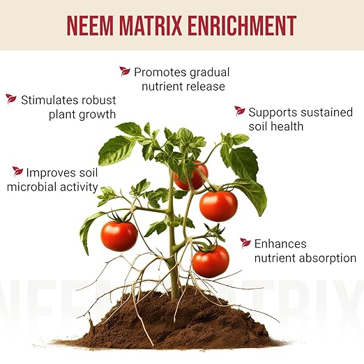 Eden Tomato Organic Enriched Fertilizer | Neem Plant Food 8-5-8 Enriched Formula | for Growing Healthy &amp Natural Tomatoes (5lbs)
