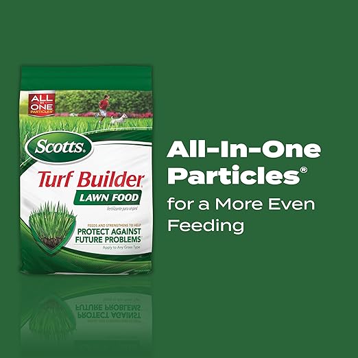 Scotts Turf Builder Lawn Food Fertilizer for All Grass Types 5000 sq. ft. 12.5 lbs. (2-Pack)