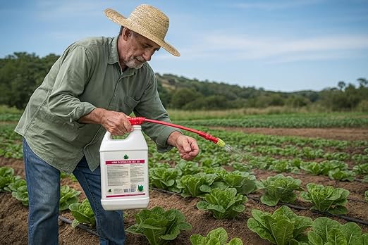 Acton MEGA Potassium 25 Professional Liquid Fertilizer 1 Gallon High-Potassium Formula for Commercial Crops Fruits and Vegetables 25% Soluble Potash