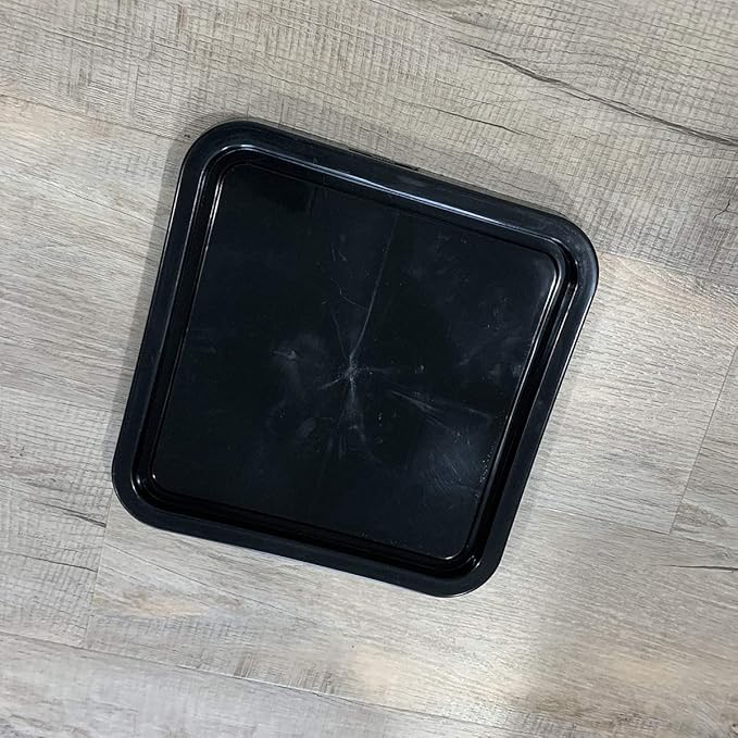 5 Gallon Square Bucket Lid Black - 5 Pack
