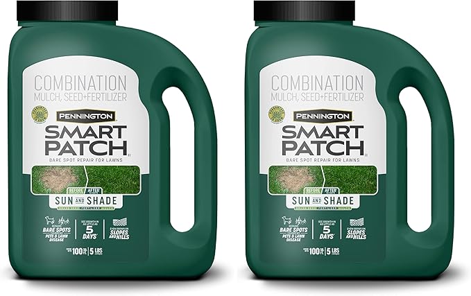 Pennington Smart Patch Sun and Shade Mix Jug 5 lb (Pack of 2)